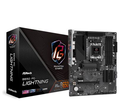 Płyta główna ASROCK Płyta główna B650 PG LIGHTNING AM5 4DDR5 HDMI M.2 ATX